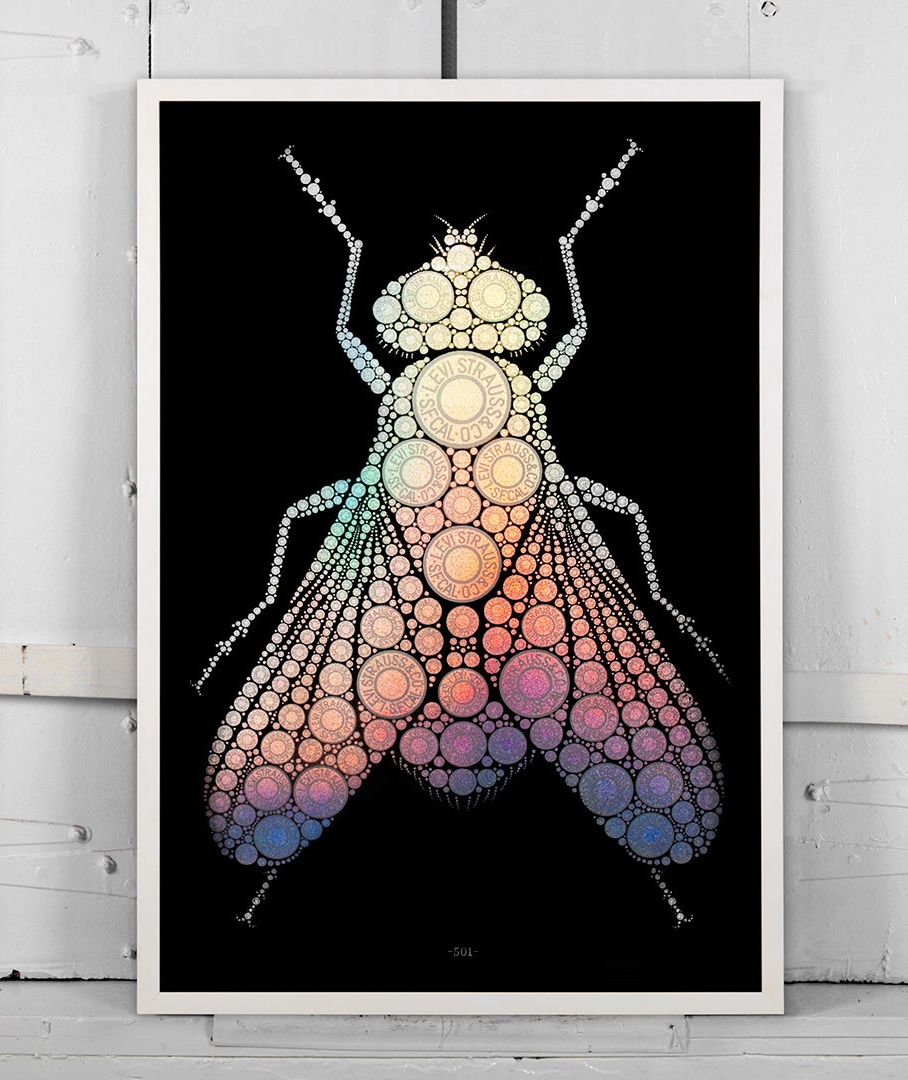 Levi&rsquo;s Button Fly Poster